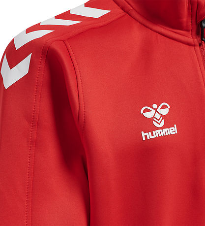 Hummel Bluse - HmlCore XK Half Zip Poly - True Red