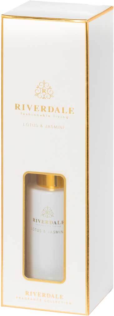 Riverdale geurstokjes Couture Lotus & Jasmine wit 40 ml
