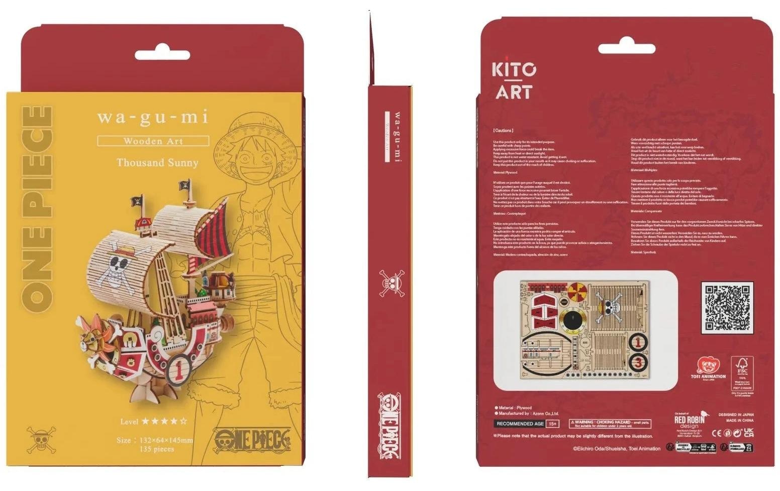 Modellbausatz »Kito Art Thousand Sunny 135 Teile« 135 Stk. tlg.