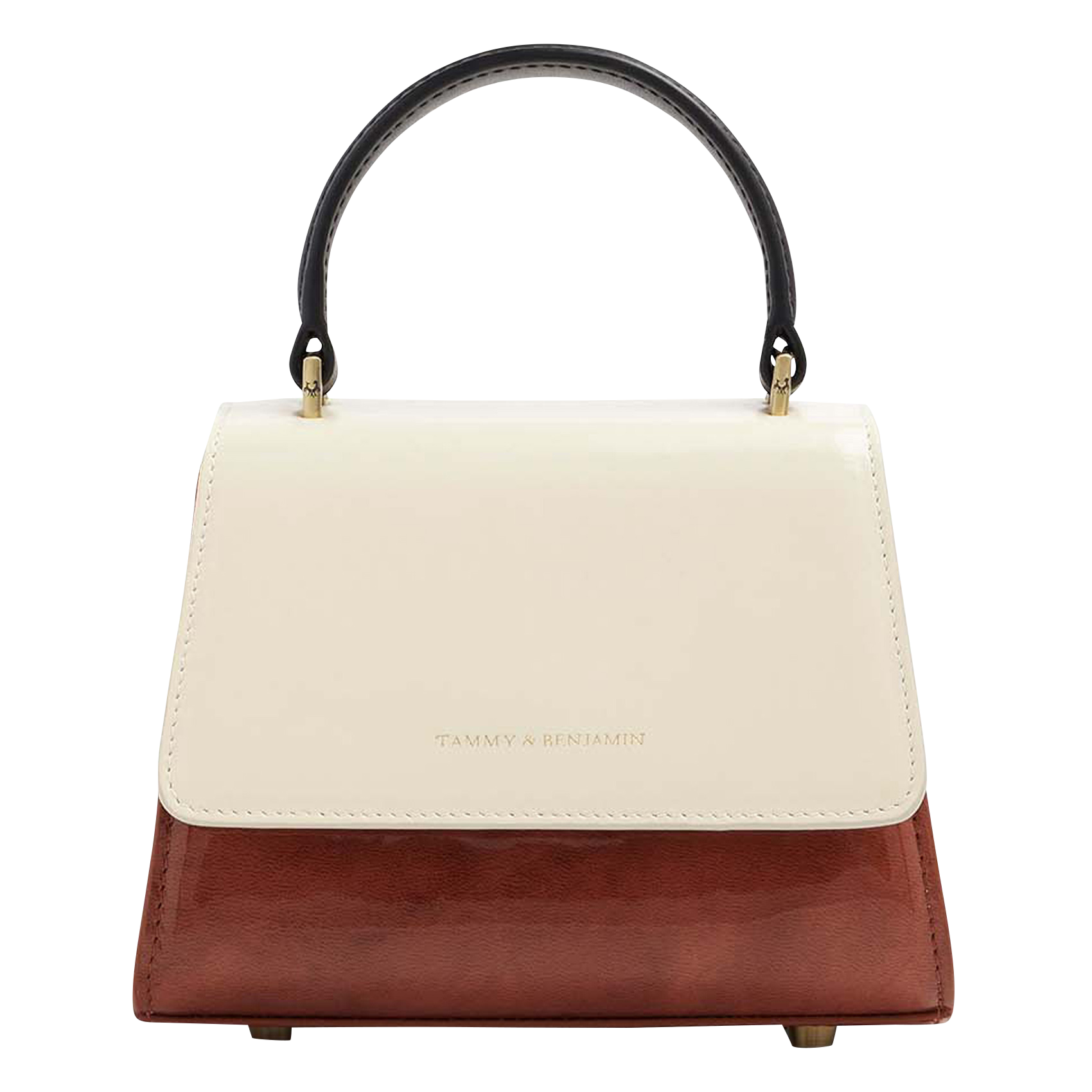 ALEXIA NANO - Sac trapèze à bandoulière en cuir de vachette| Multicolore