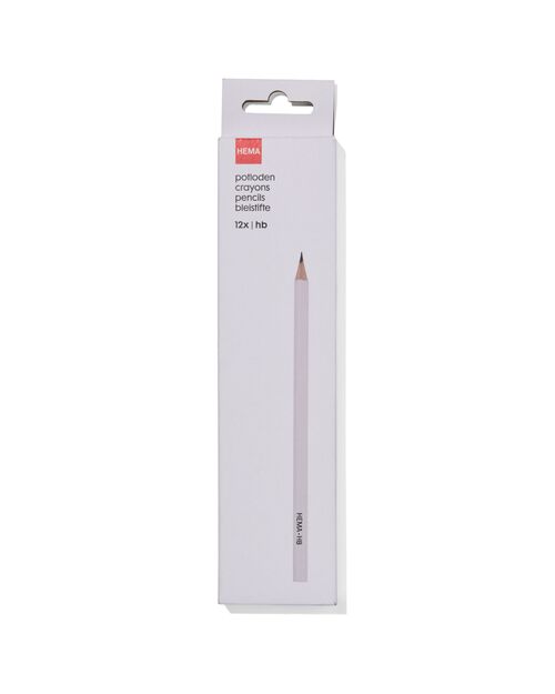 12 crayons HB