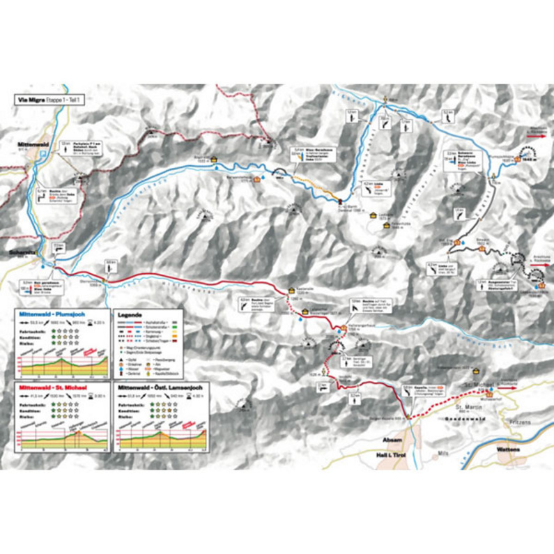 Verlag Ralf Glaser Via Migra - Alpencross à la carte