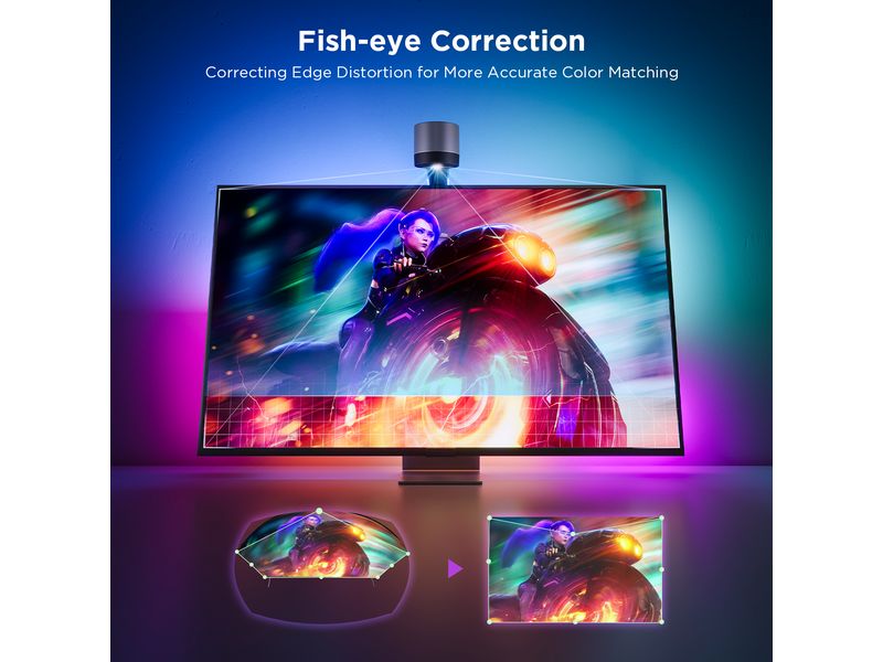 Govee Envisual TV Backlight 3S Netflix Version, RGBICW, 55