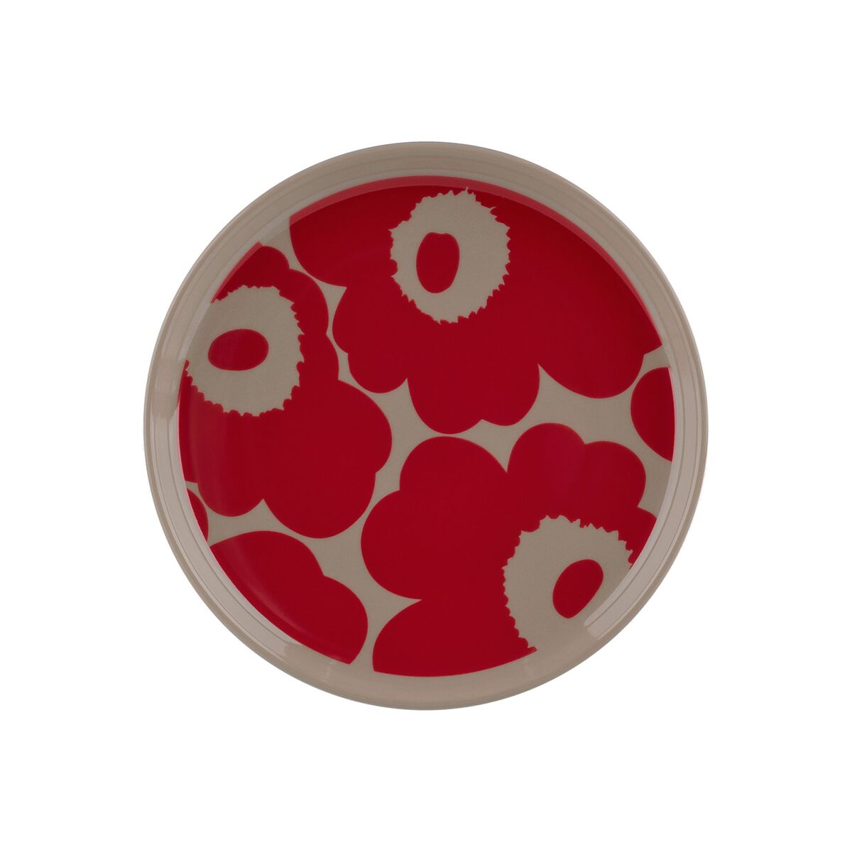 Unikko tallerken 13,5 cm, terra red