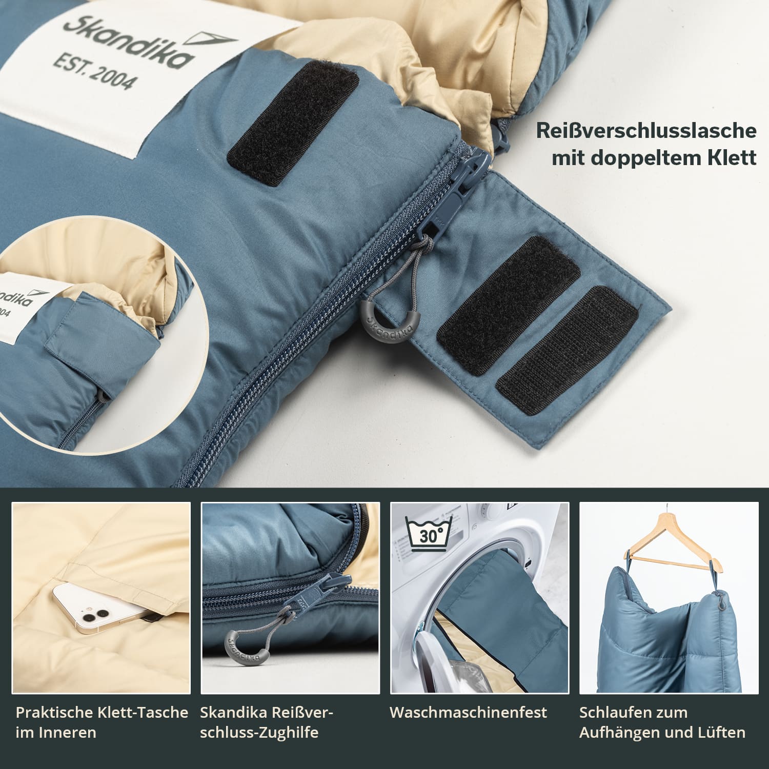 Skandika Oppdal Blue Slaapzak