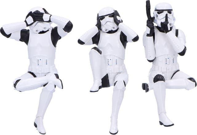 Nemesis Now Three Wise Sitting actionfigur (Stormtroopers)