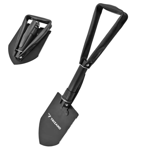 3-i-1 Sammenleggbar Spade/Hakke/Sag – Camping