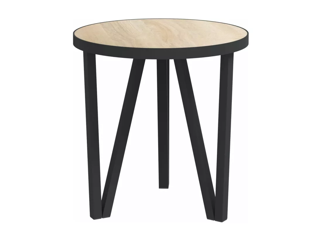 Table à thé Chêne Sonoma Ø35 cm MDF