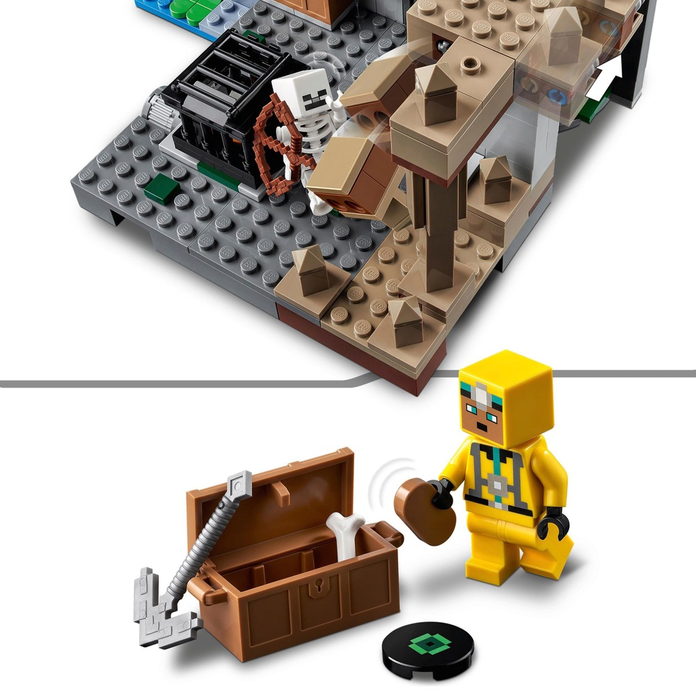 LEGO Minecraft 21189 Das Skelett-Dungeon-Bauspielzeug
