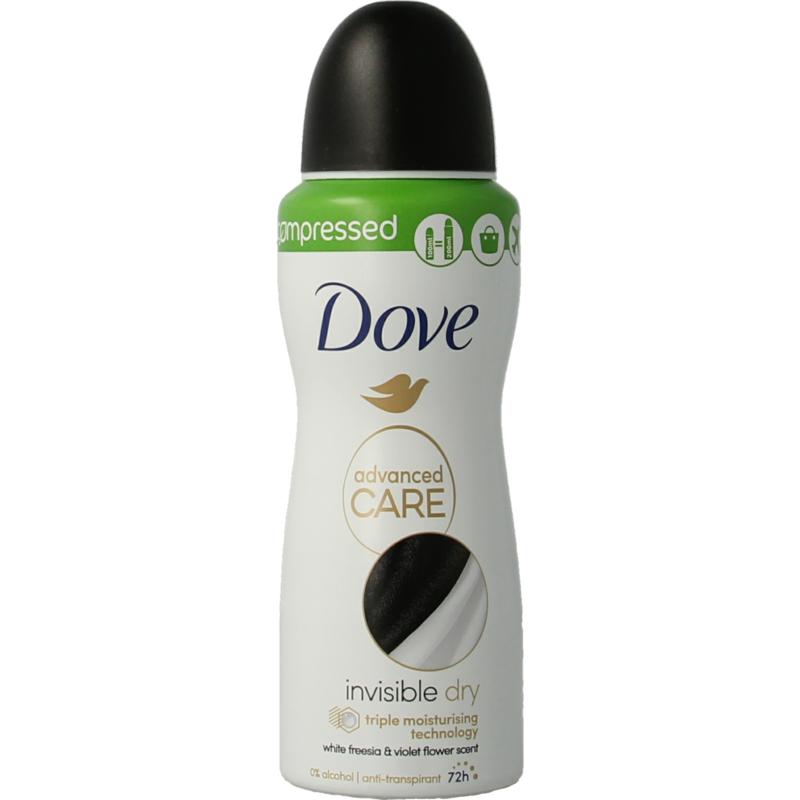 Dove Deodorant spray invisible dry (100 ml)