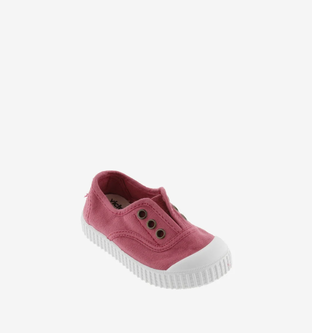 1915 INGLESA TENNIS TOILE DREC® ÉLASTIQUE Baskets en toile avec élastique pour enfant FRAMBUESA