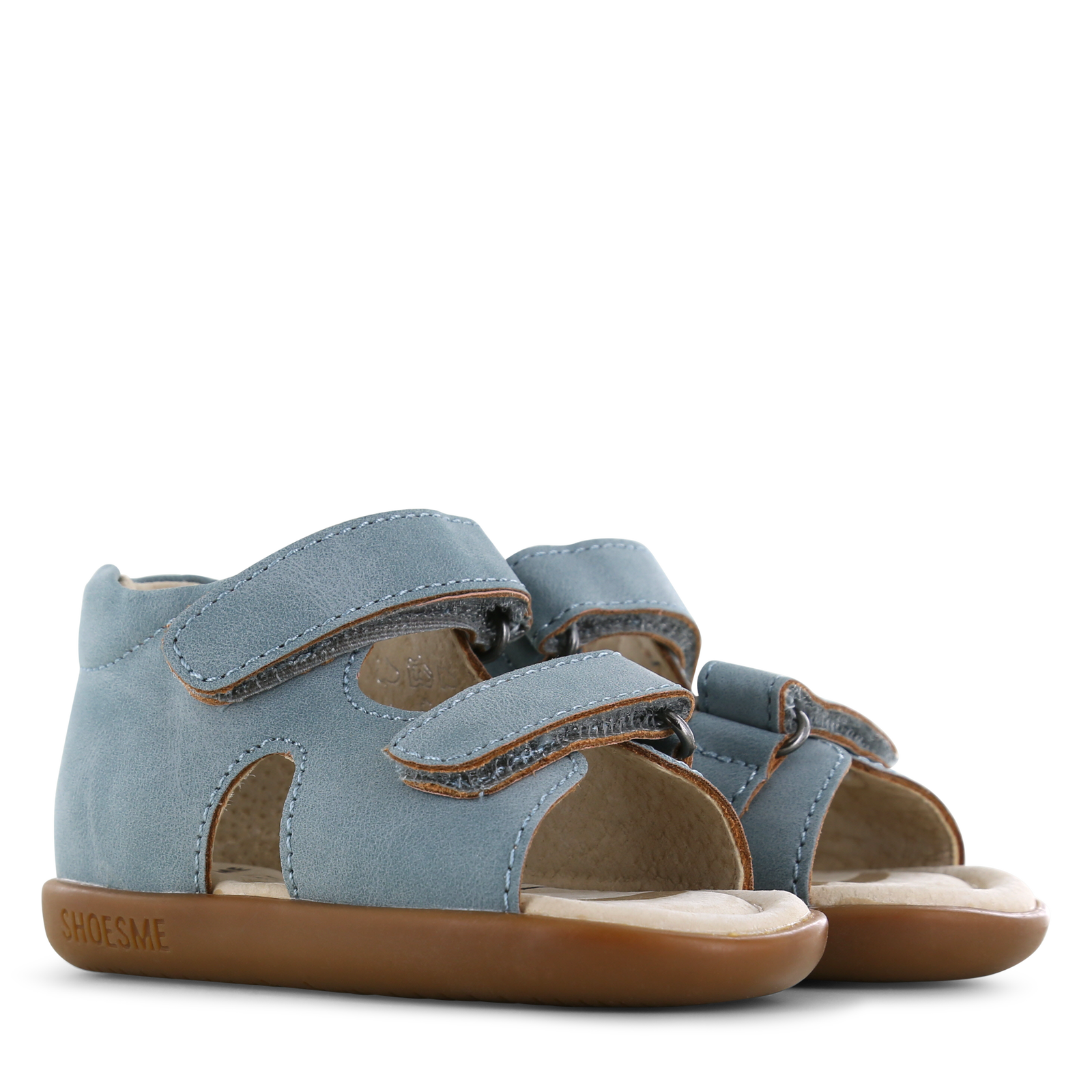 Shoesme lichtblauw sandaaltje Microfiber nubuck |  schoenen