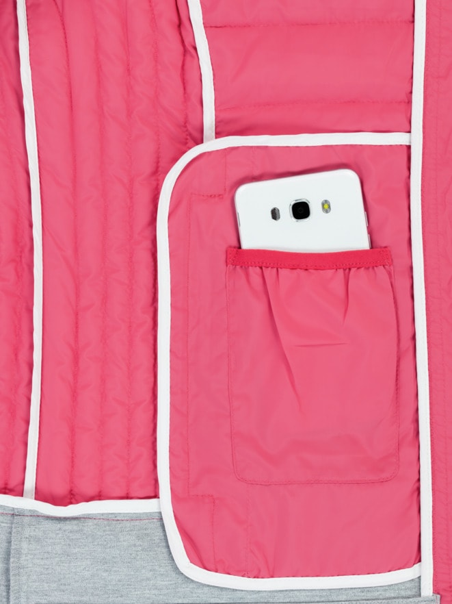 Steppjacke Materialmix