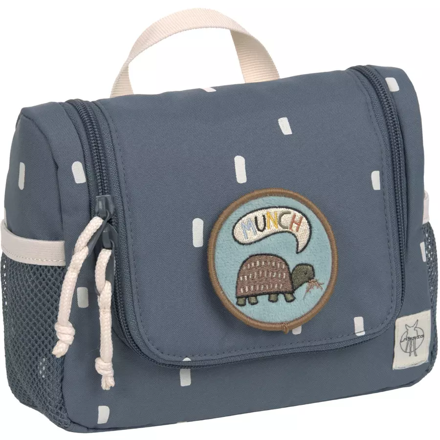 LÄSSIG Mini Washbag Happy Prints midnight blue