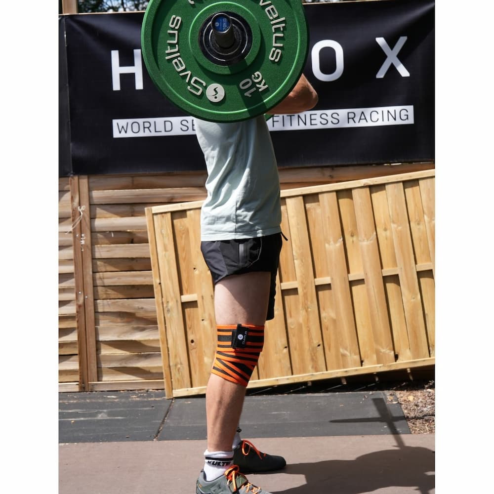 SVELTUS Bande de protection genou x2