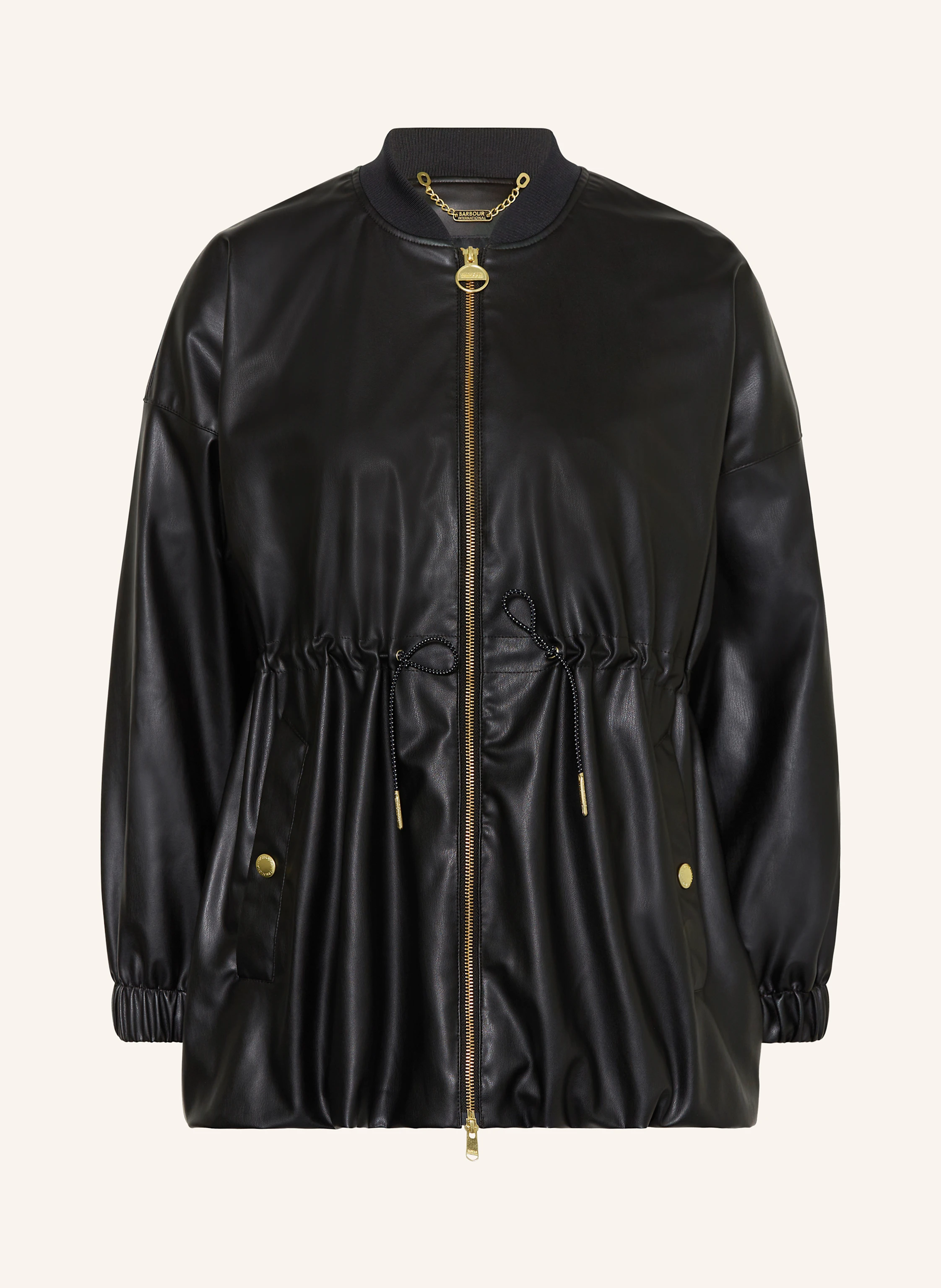 BARBOUR INTERNATIONAL Jacke RILEY in Lederoptik