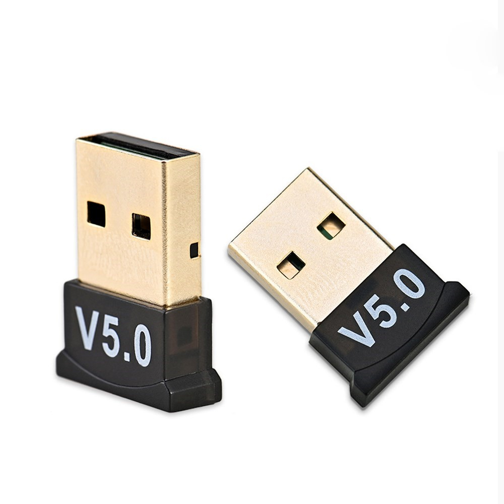USB Dongle Bluetooth 5.0 Receiver Transmitter Wireless Konverter USB Adapter - Schwarz