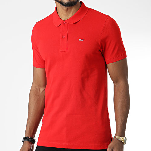 Polo Manches Courtes Slim Placket 5940 Rouge