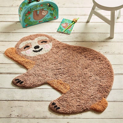 Sass & Belle Gulvteppe 70x48 Happy Sloth