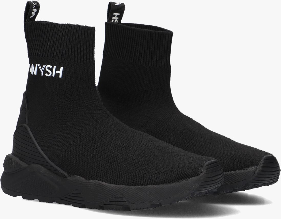 WYSH zwarte wysh hoge sneaker jaime