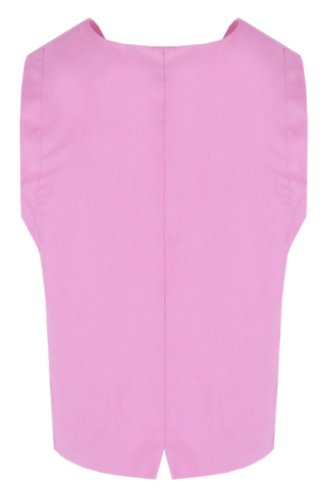 Fluresk roze dames gilet