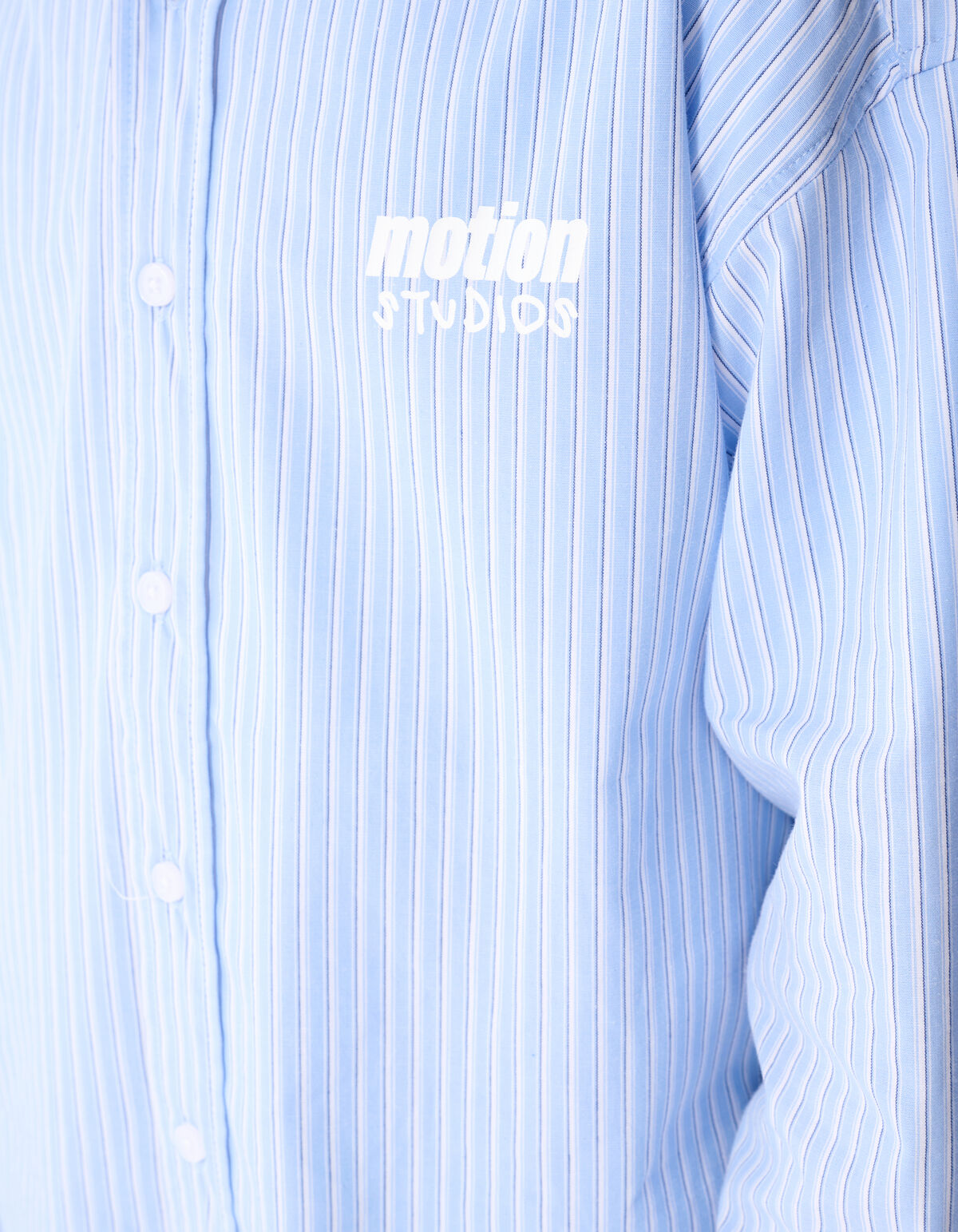 Motion Pinstripe Overhemd Lichtblauw