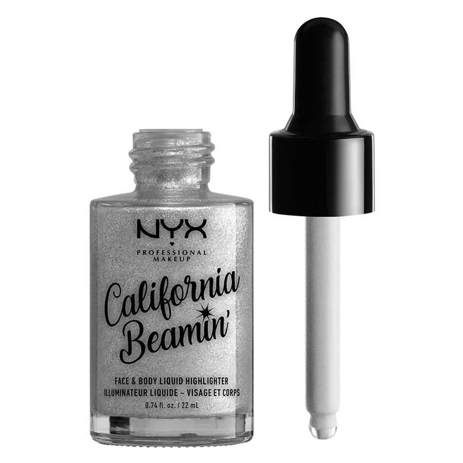 NYX Professional Makeup California Beamin Face & Body Liquid Highlighter Bombs 22ml