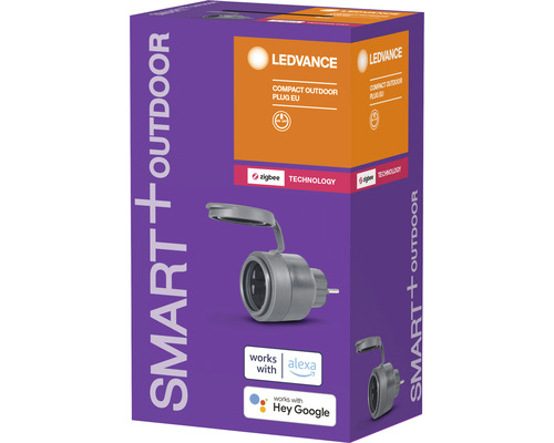 Ledvance Smart+ Compact Plug Zigbee Smart Socket IP44 voor buitengebruik