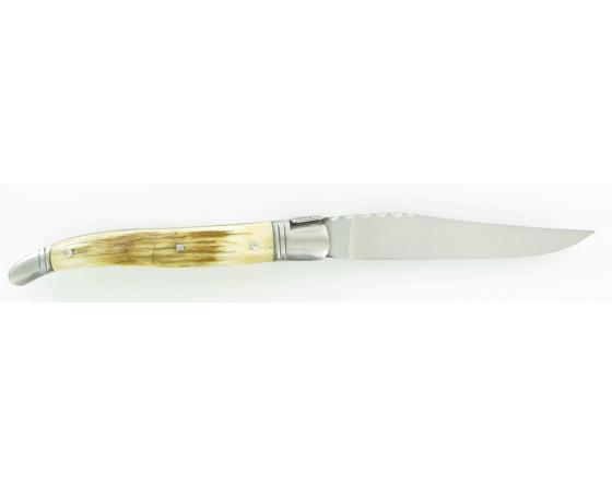 Laguiole Cerf Carbone Couteau de poche Laguiole par Chazeau Honoré