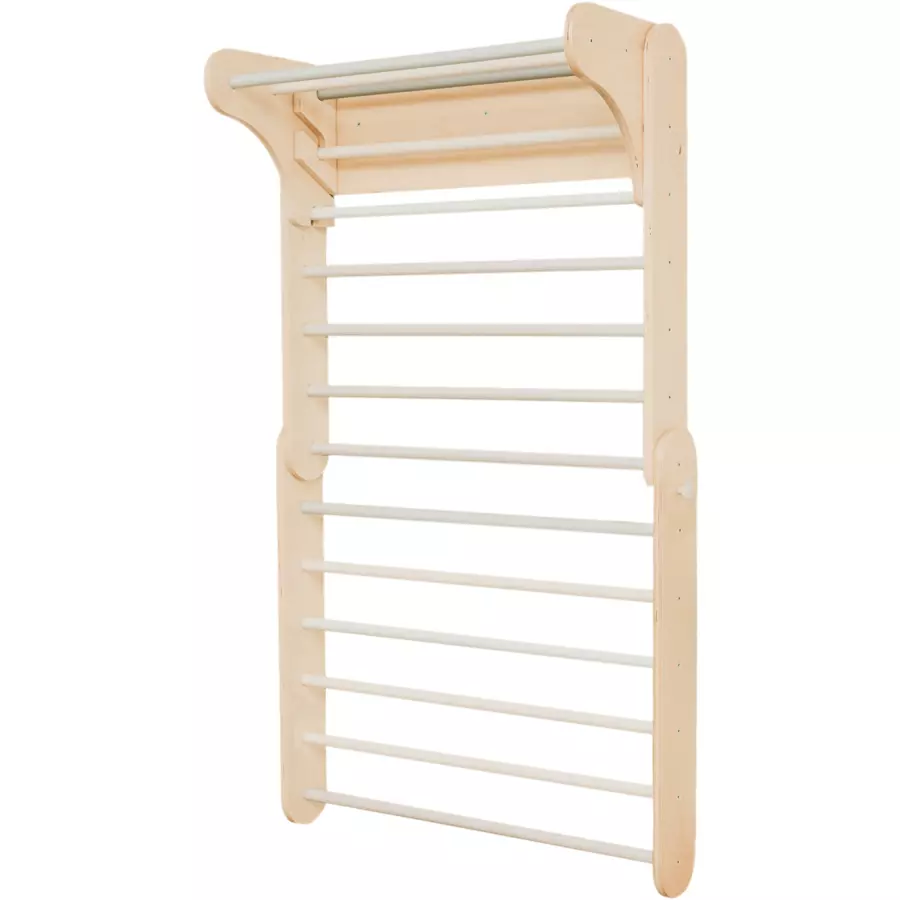 LEG & GO Kletterdreieck – Sprossenwand (schwedisch) 2in1, natur