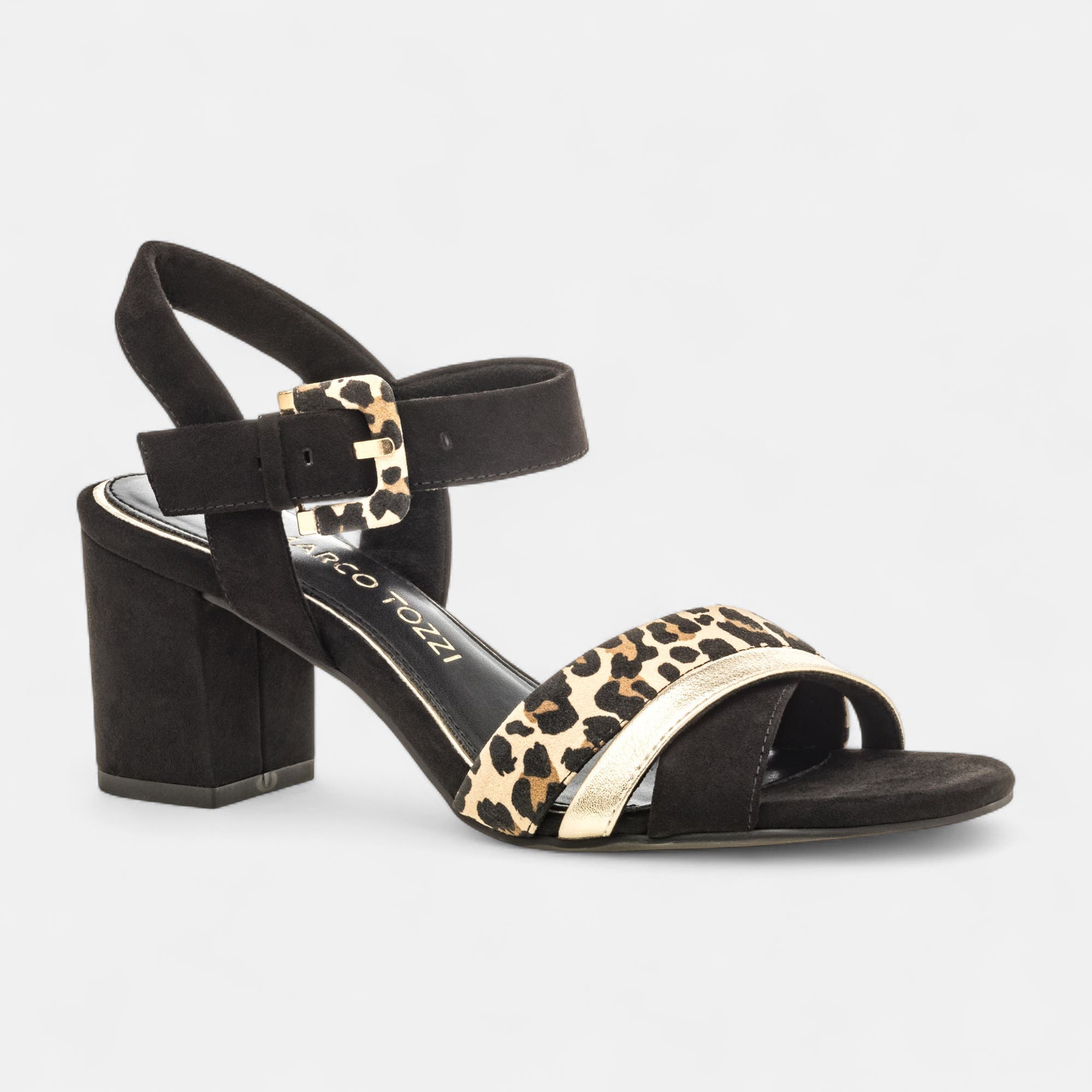 Nu-pieds à talon Femme noir