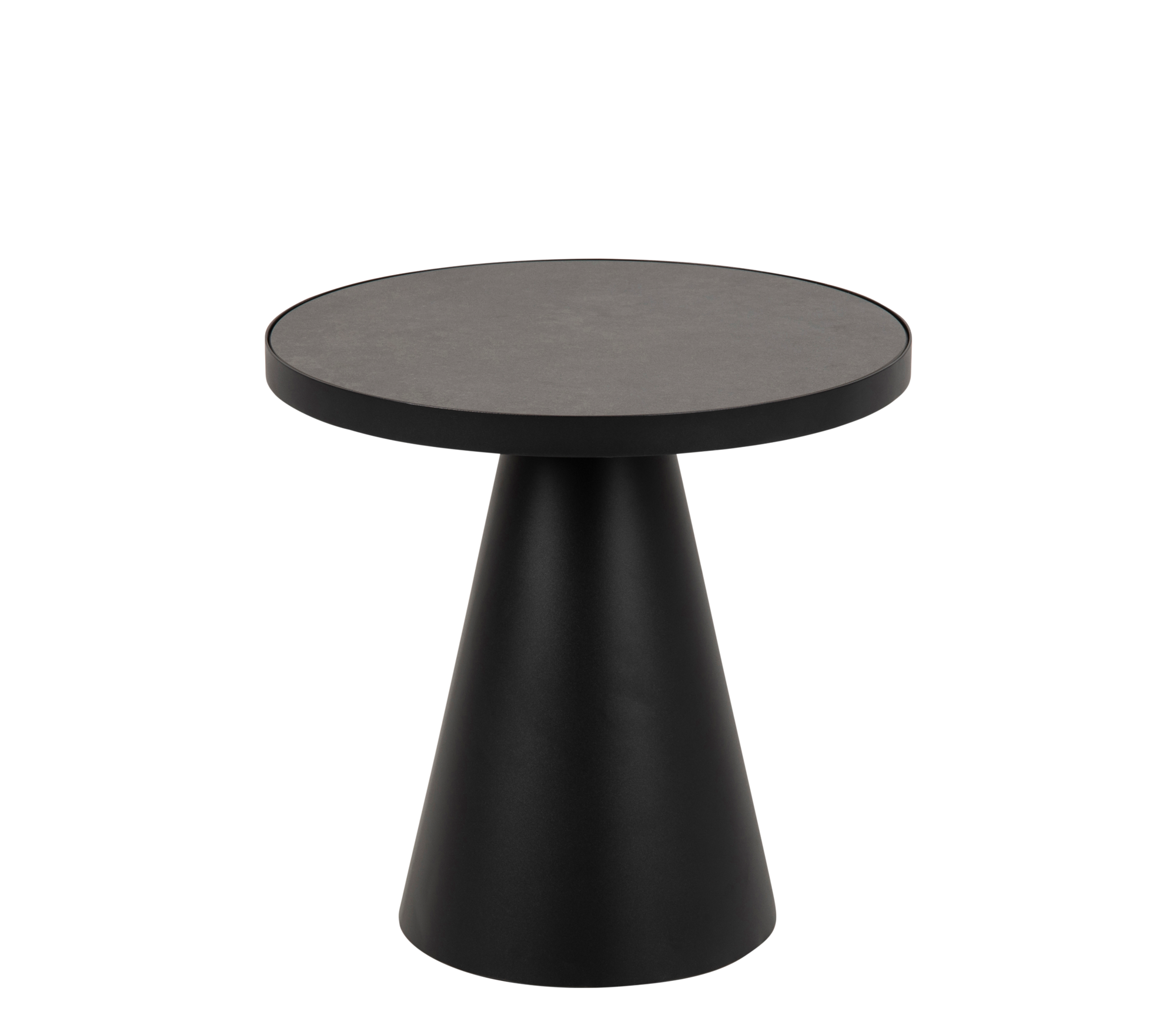 Leeds Salontafel - Ø45 cm - Zwart Keramiek