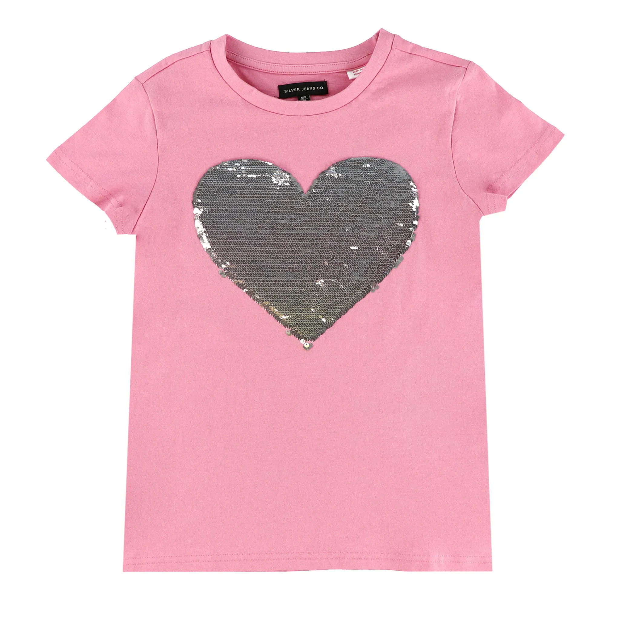 Silver Jeans T-Shirt Coeur 7-16ans