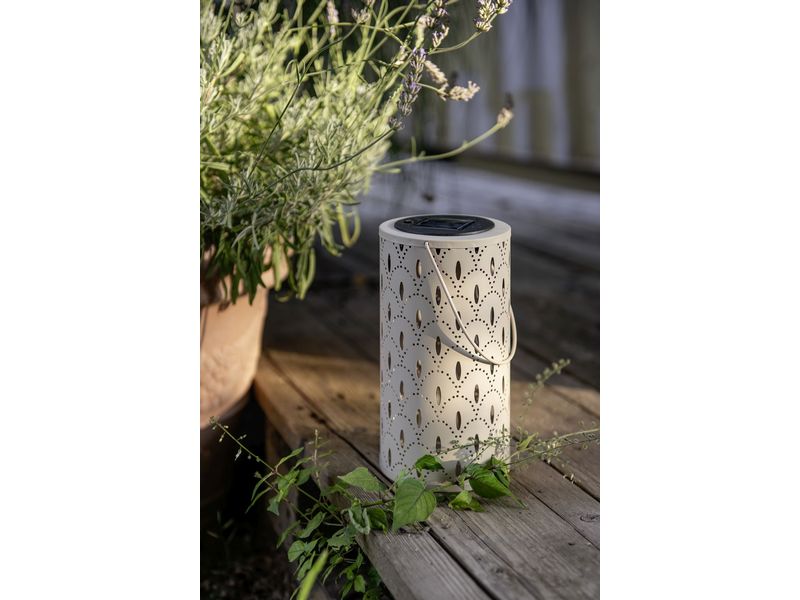 STT Solar Ornament Lantern Beige Dekorative Solarleuchte