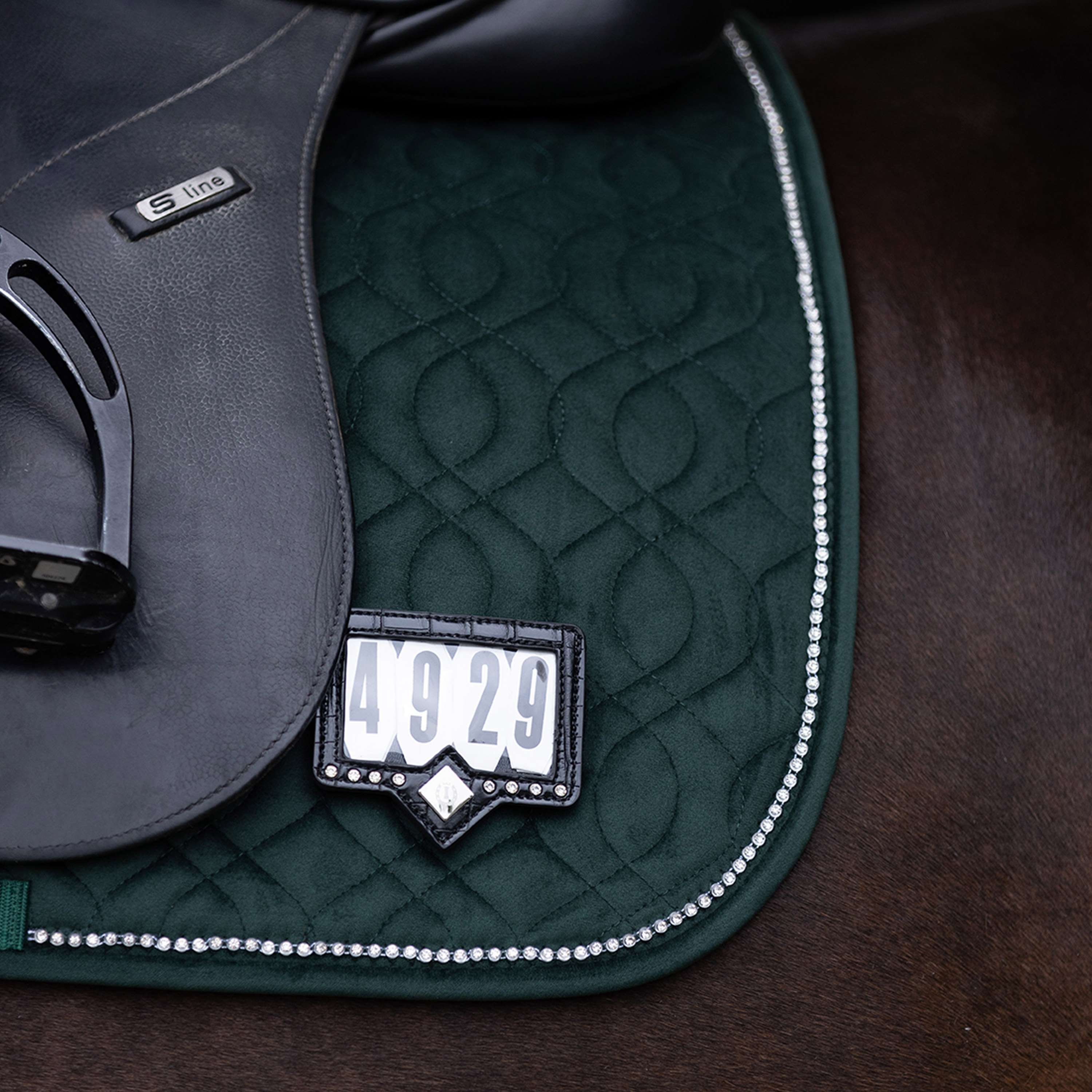 Imperial Riding Wedstrijdnummers IRHShow and Glow Black/Black Croco