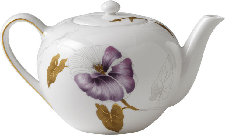 Royal Copenhagen Flora 130 cl. tekande - Snerle Hvid, multi