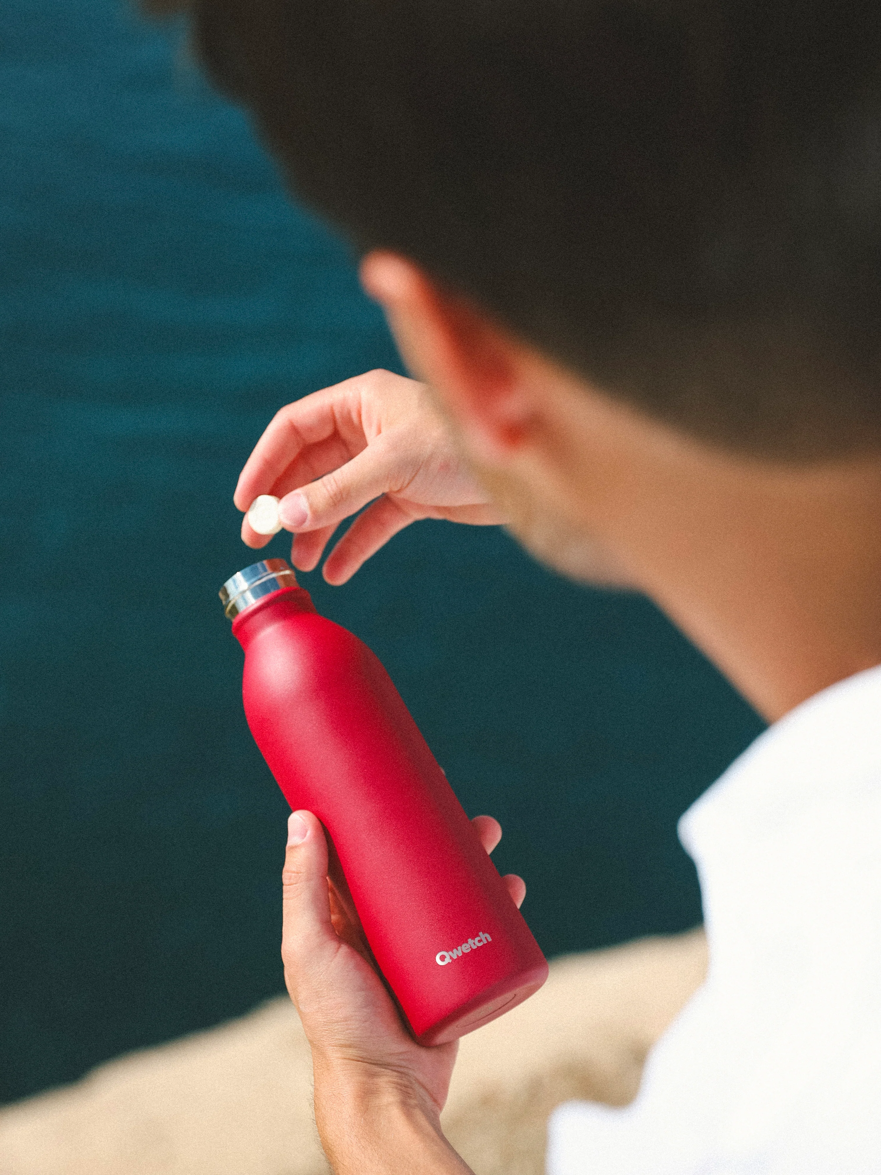 Bouteille Isotherme Active Matt Grenat - Qwetch