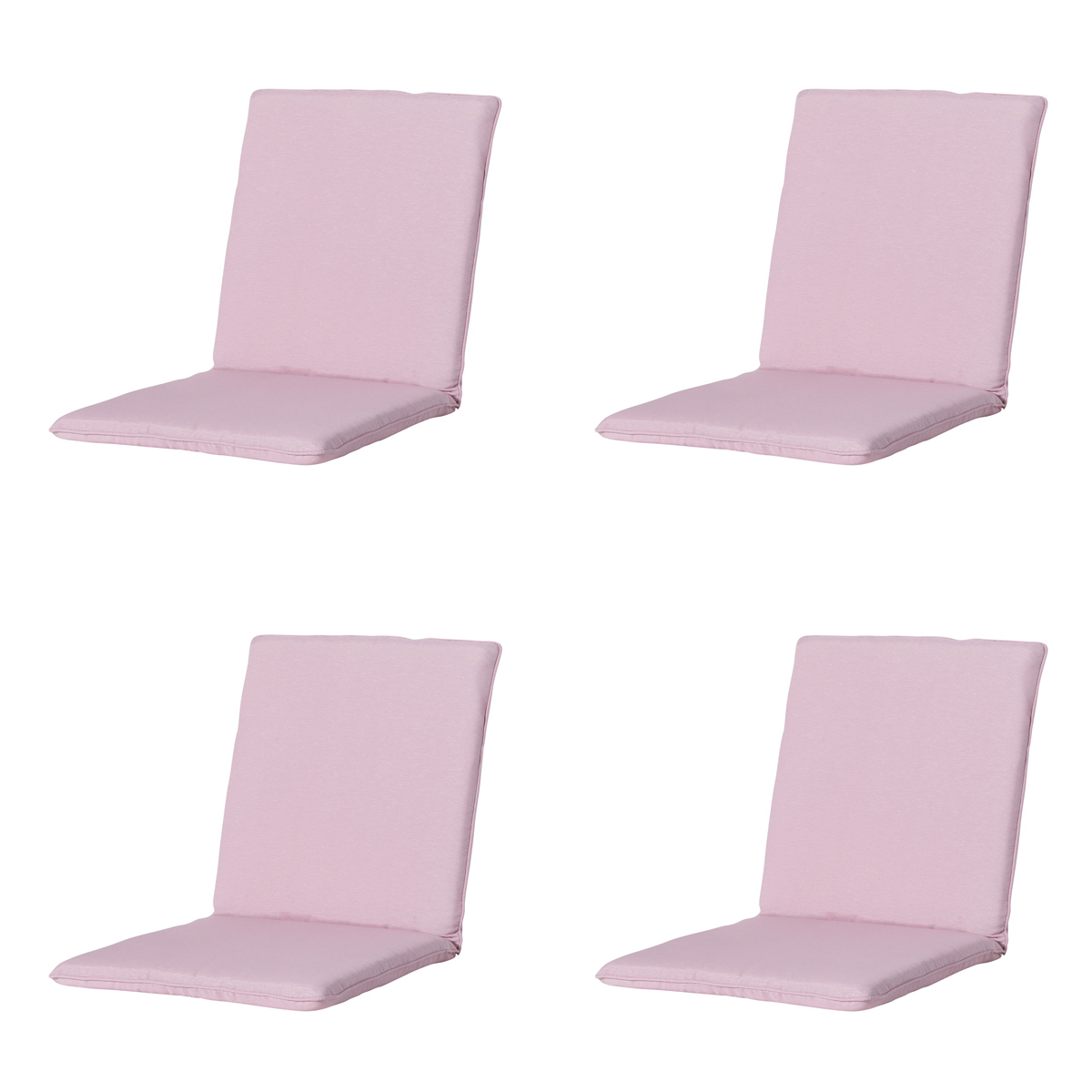Madison Panama soft pink Stapelstoelkussen - Set van 4