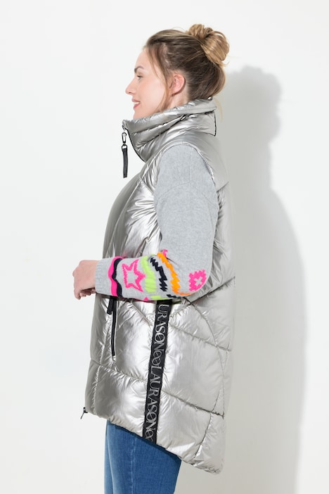 Steppweste, Steppkragen, 2-Wege-Zipper