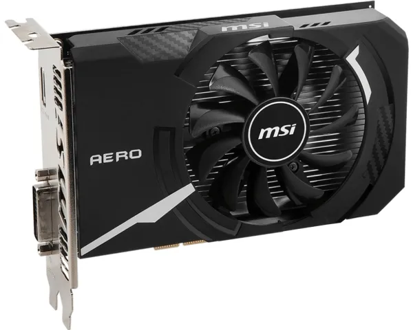 MSI GT 1030 AERO ITX 2GD4 OC - Grafikkort - GF GT 1030 - 2 GB DDR4 - PCIe 3.0 x4 - DVI, HDMI