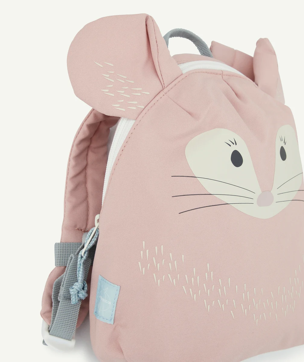 LASSIGSAC À DOS ROSE SOURIS ENFANT