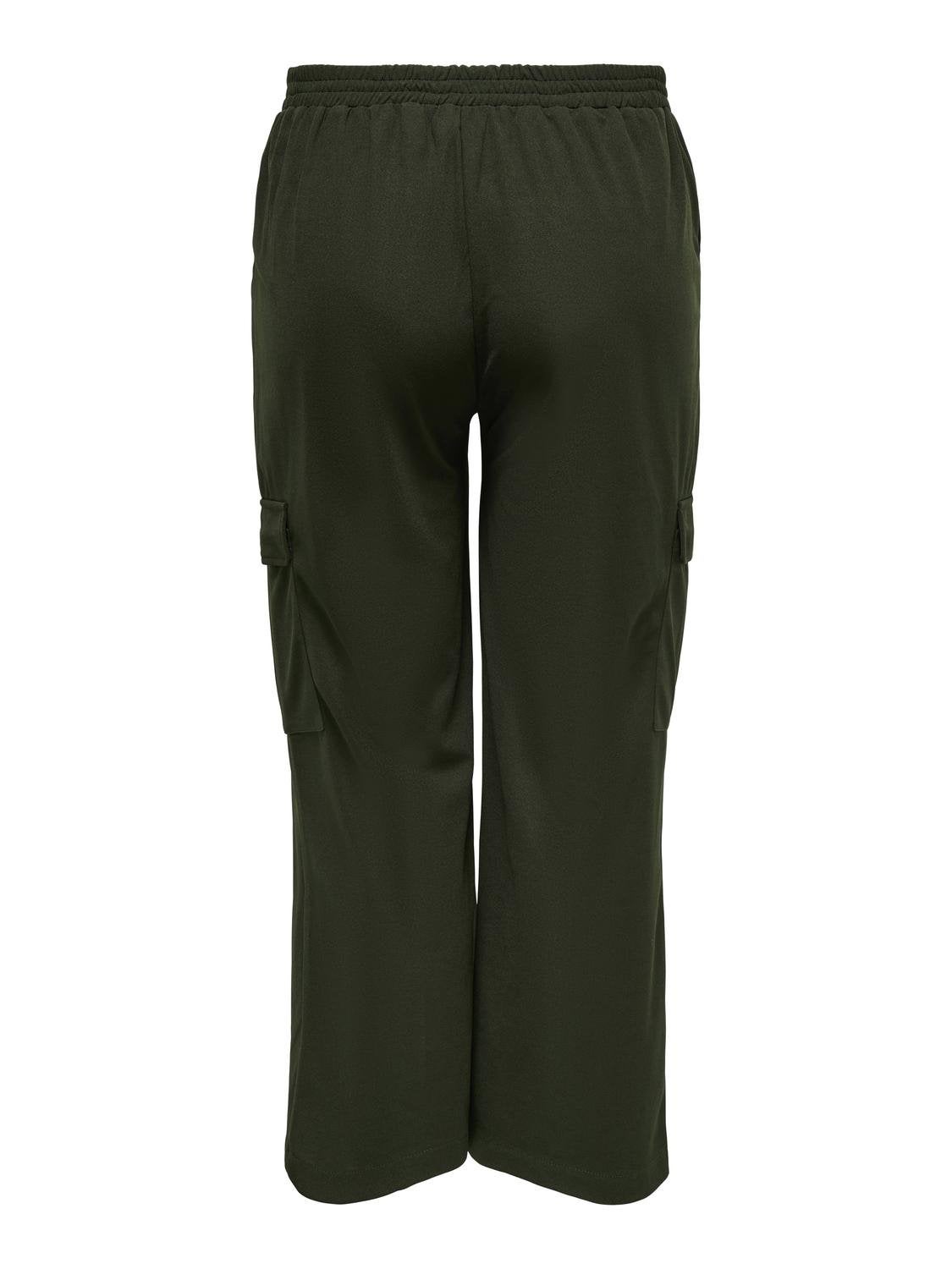 CARVERIA Normal geschnitten Cargo-Hose Winter Moss
