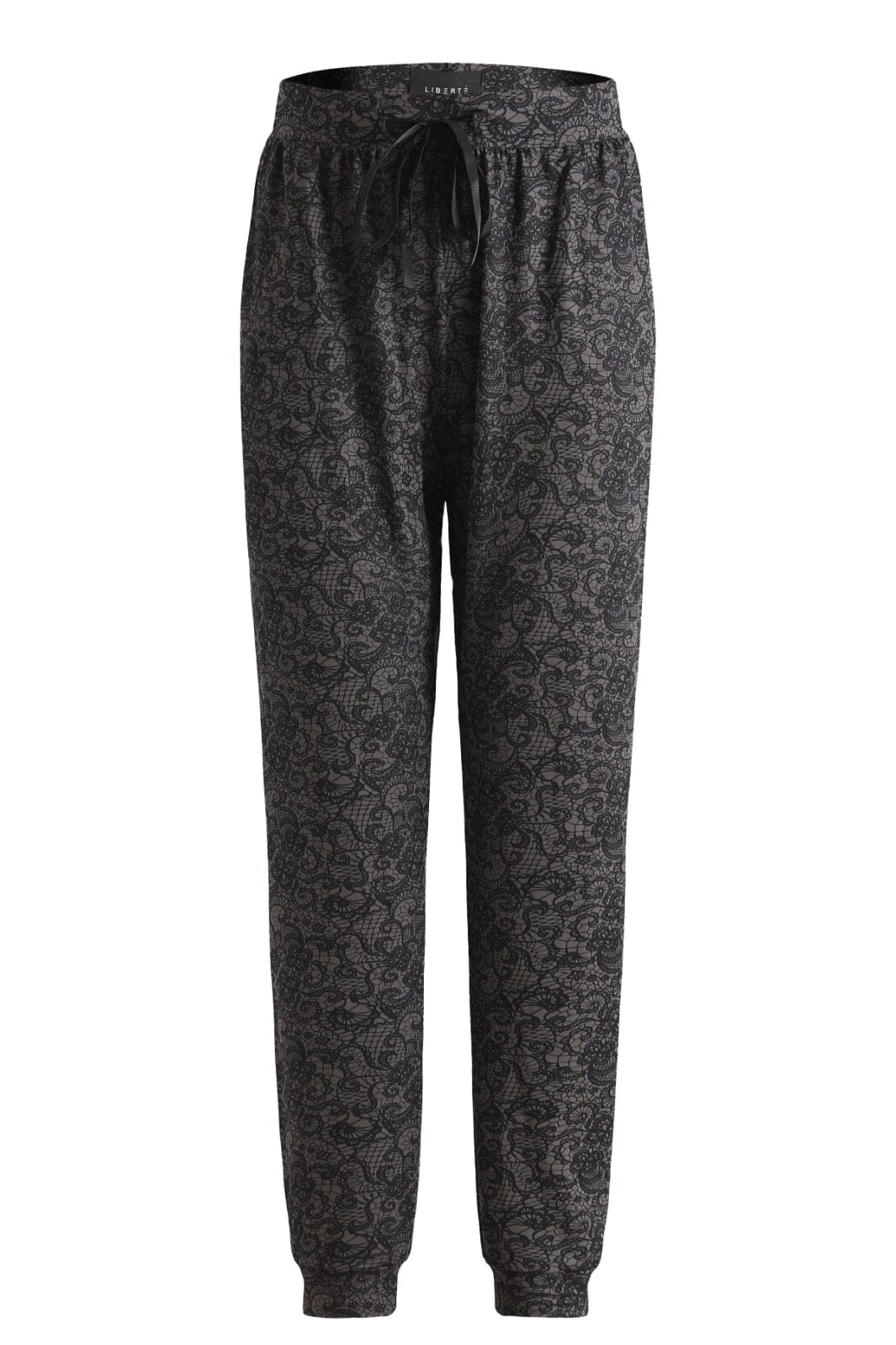 Liberte Alma-Pants black grey lace