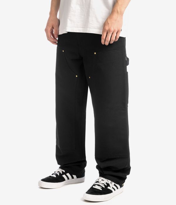 Carhartt WIP Double Knee Organic Pant Dearborn Hose (black rigid)