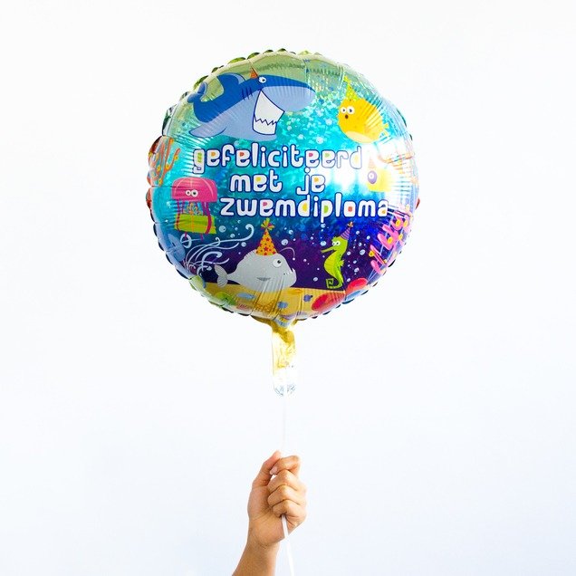 Ballon | Gefeliciteerd met je zwemdiploma