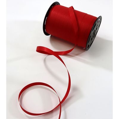 Logistipack - Bolduc relief mat - ruban d'emballage 1 cm x 250 m - rouge
