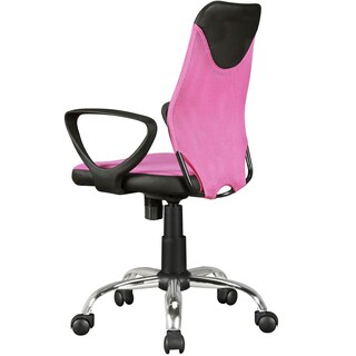 Drehstuhl pink/ schwarz