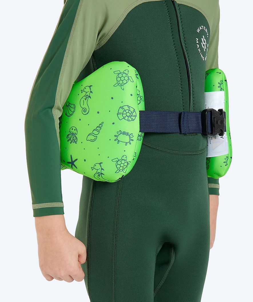 Watery svømmebælte til børn (15-60 kg) - Romney - Atlantic Green