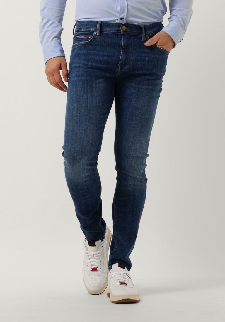 TOMMY HILFIGER blauwe tommy hilfiger slim fit jeans xtr slim layton pstr rick indigoh