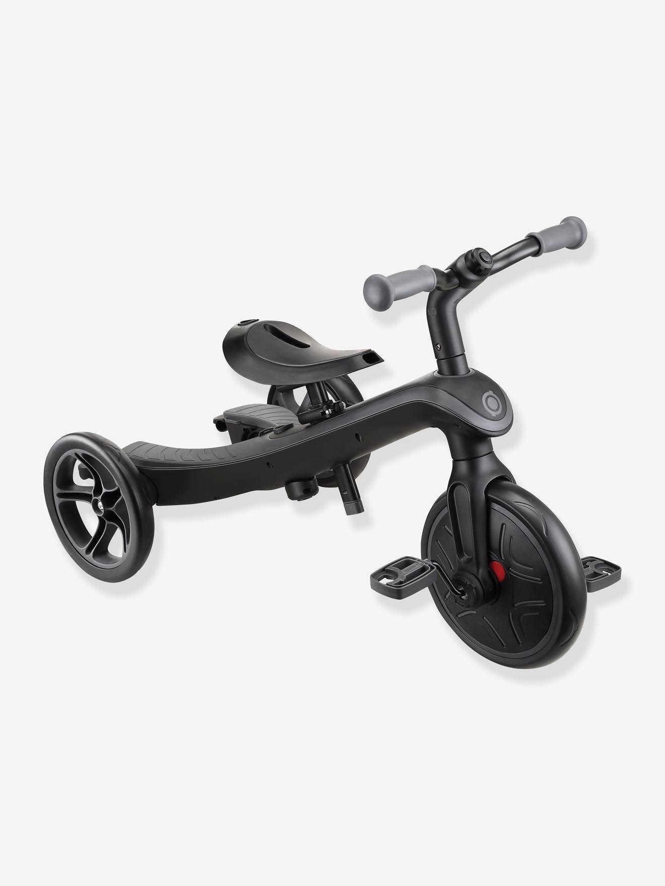 Triciclo infantil de luxo GLOPBER Explorer 4 em 1 cinza
